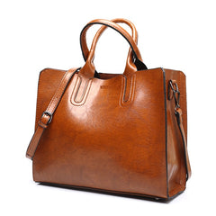 ACELURE, Bolsa Grande de couro, Alta Qualidade.