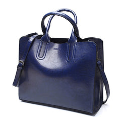 ACELURE, Bolsa Grande de couro, Alta Qualidade.