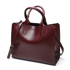 ACELURE, Bolsa Grande de couro, Alta Qualidade.